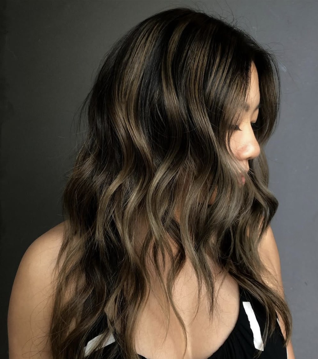 Balayage colour work by Meo