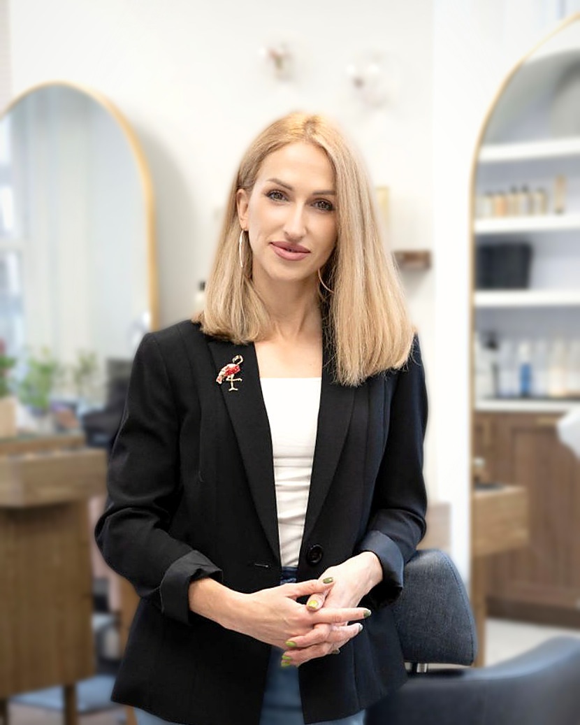 Nadiia Perun, stylist at Level Headed Salon